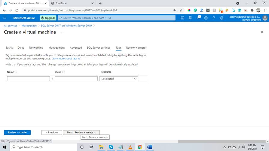 How To Create A SQL Server Instance In The Managed Virtual Machine
